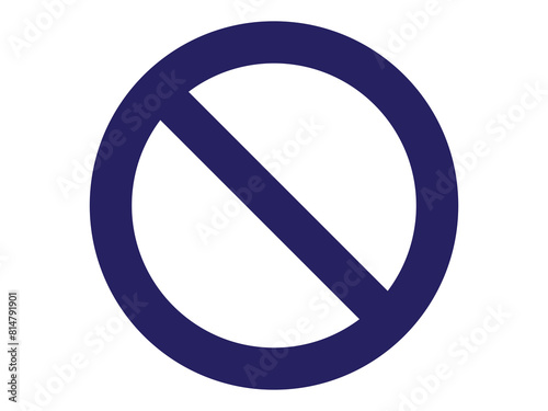 Free Download No symbol icon design illustration - GFXLoad