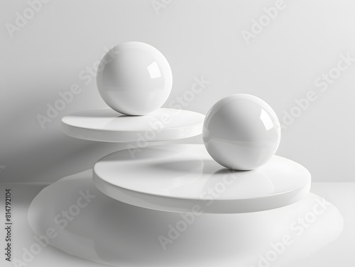 White egg sits in a pristine environment, symbolizing freshness and simplicity © CatNap Studio