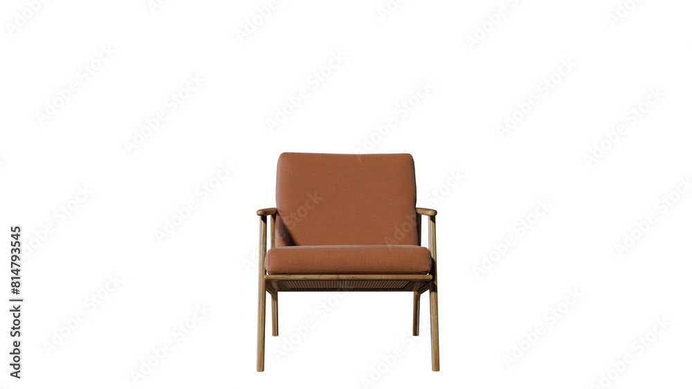 a chair with a brown seat and a black background a chair with a brown seat and a black background