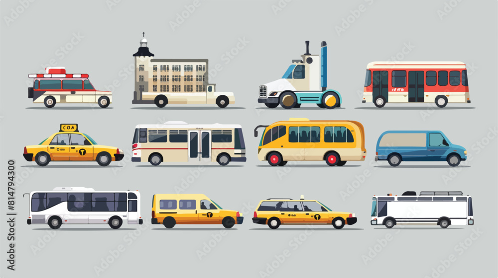 Transport design over gray background vector illustration