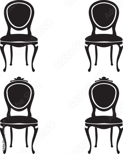 silhouettes of chairs
