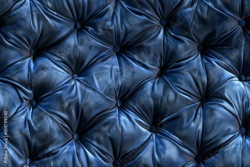 Luxurious Deep Blue Velvet Texture Background