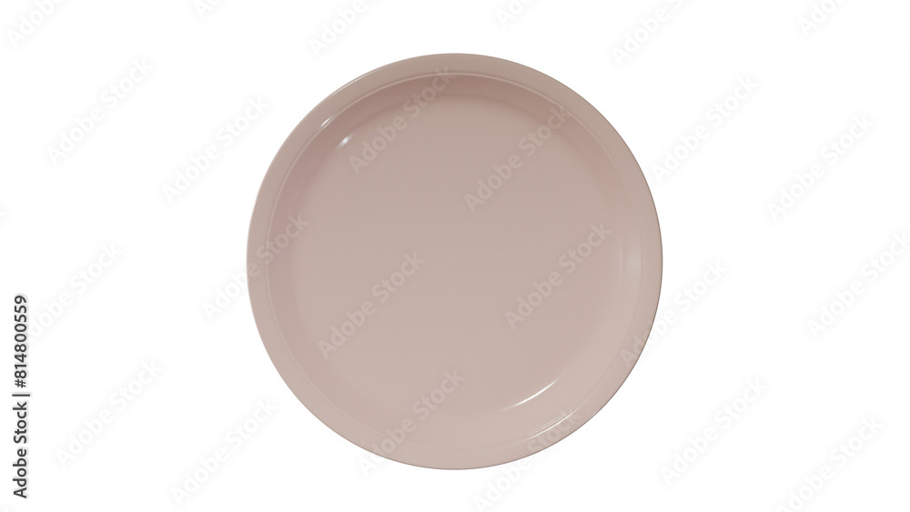 a pink plate with a black background a pink plate with a black background