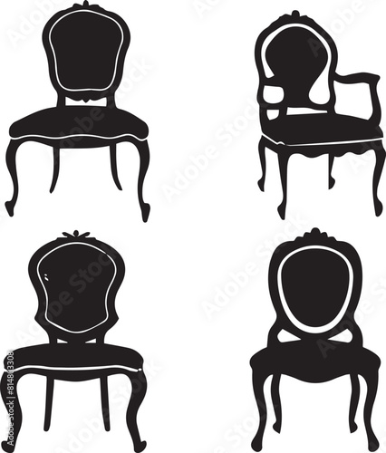 silhouettes of chairs