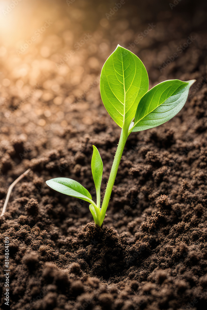 Growing Sprout Beginning Of A New Life Growing Sprout Beginning Of A New Life