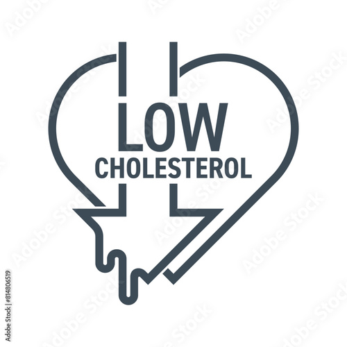 Lower Cholesterol - label in bold line