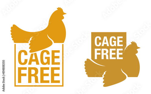 Cage-Free label for meat of eggs of chicken