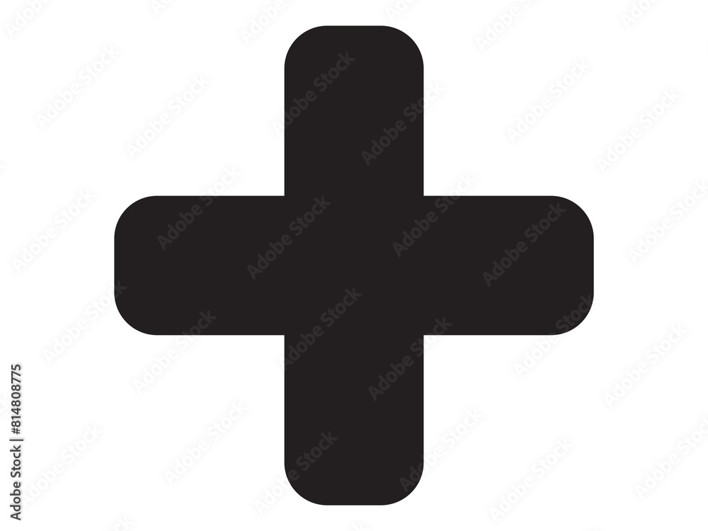 Plus icon design illustration Plus icon design illustration