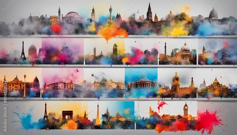 Obraz premium Paint Art by Generative AI