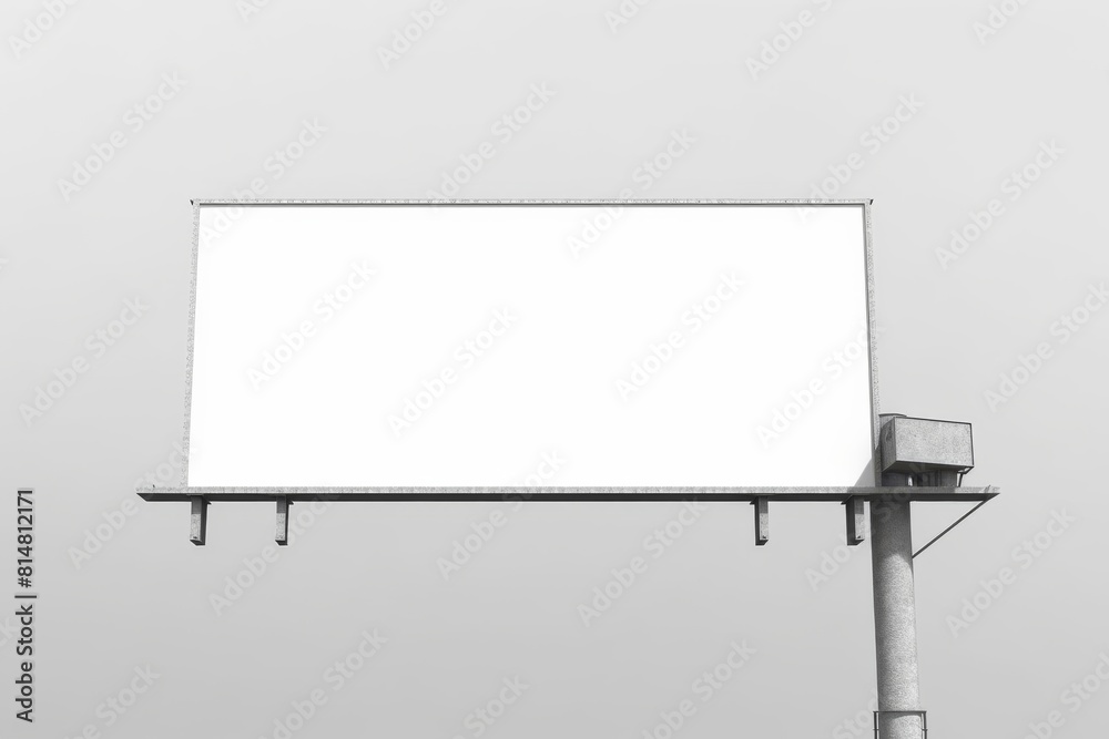 Blank a large billboard on the sky view background. Blank a large billboard on the sky view background.