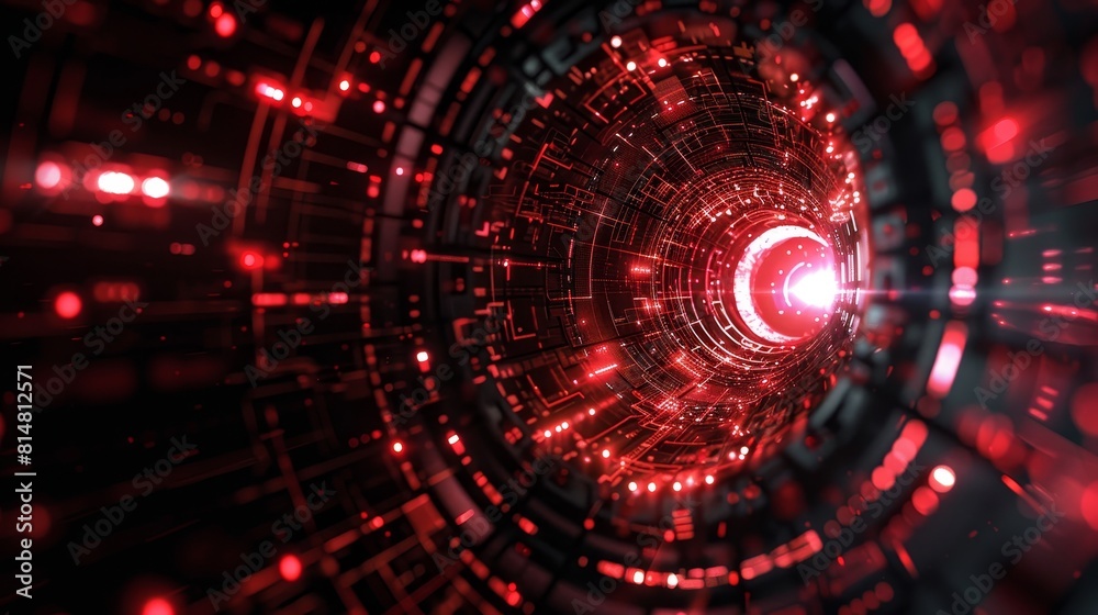 Obraz premium abstract dark and red lighting background