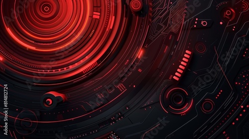 abstract dark and red lighting background