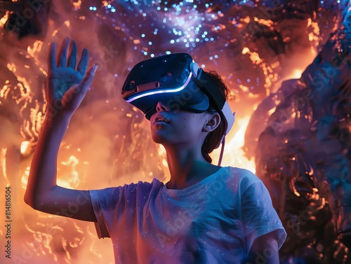 Immerse yourself in a world of wonder with our cutting-edge VR technology © Narongsak
