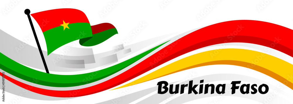 Burkina Faso Independence Day, August 5. Vector illustration Burkina Faso Independence Day, August 5. Vector illustration