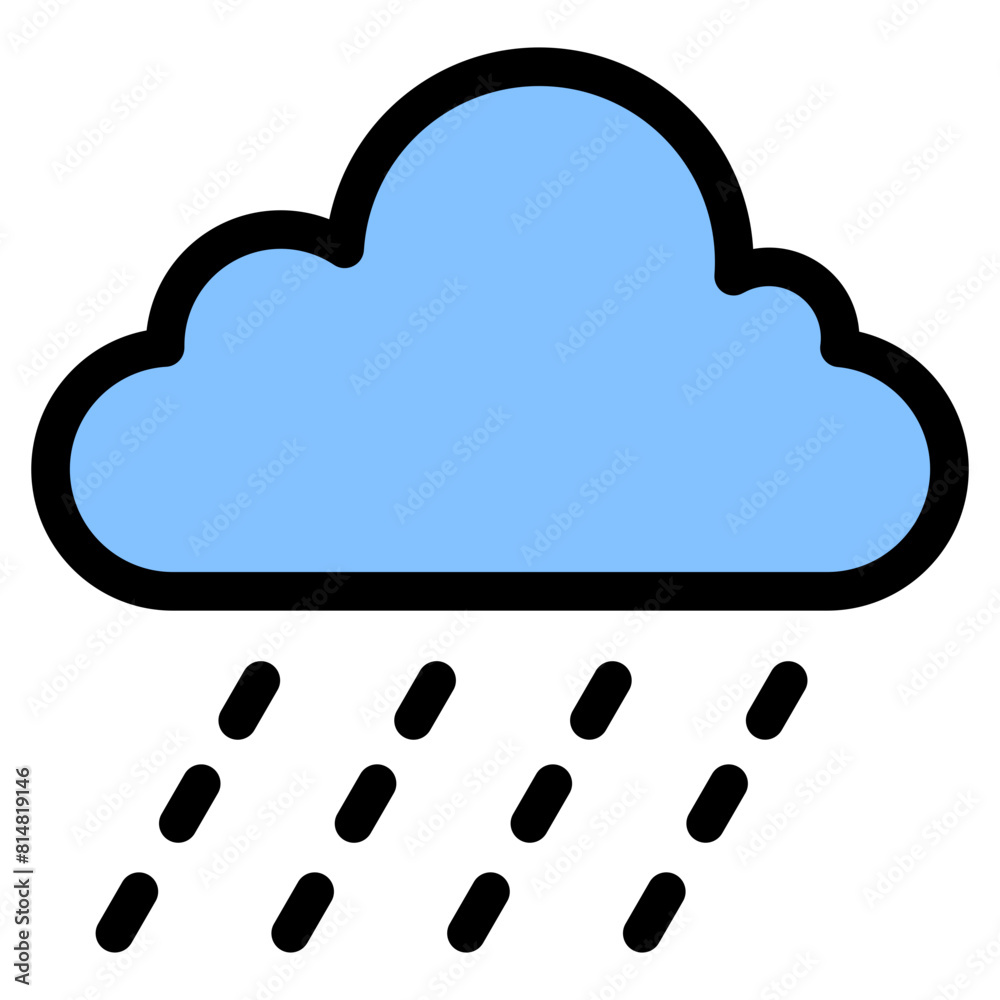 Rain Icon Element For Design Rain Icon Element For Design