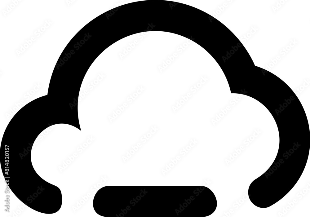 cloud minus Simple Outline Minimalist Icons for UI and Buttons.svg ...