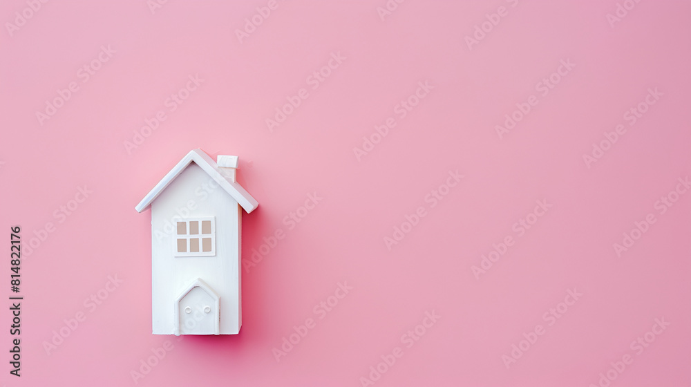 Simply design with miniature white toy house isolated on purple violet pastel colorful trendy background. Mortgage property insurance dream home concept. Flat lay top view copy space
Simply design with miniature white toy house isolated on purple violet pastel colorful trendy background. Mortgage property insurance dream home concept. Flat lay top view copy space