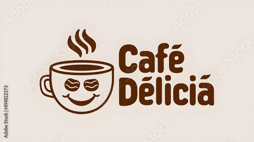 fa  a uma logomarca para caf   