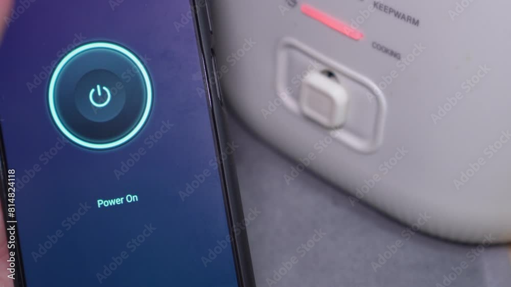 Controlling electronic equipment wirelessly by smart switch app on the smartphone Controlling electronic equipment wirelessly by smart switch app on the smartphone