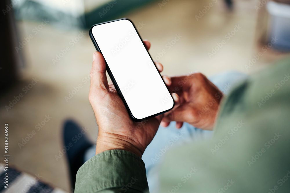 cell phone blank white screen mockup.hand holding texting using mobile on desk at office.background empty space for advertise.work people contact marketing business,technology cell phone blank white screen mockup.hand holding texting using mobile on desk at office.background empty space for advertise.work people contact marketing business,technology