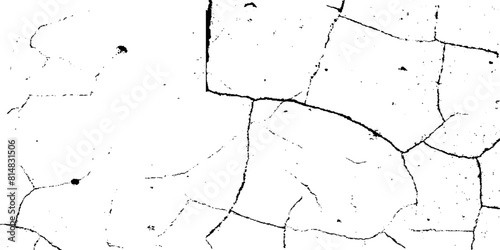 Vintage black and white drawing of a grunge crack in the old wall, broken texture of a dry land. Grunge effect, grunge texture, dry land crack effect, graphic texture