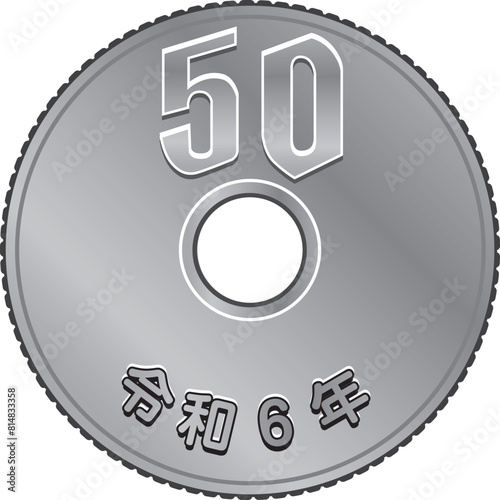 50円玉グラデ