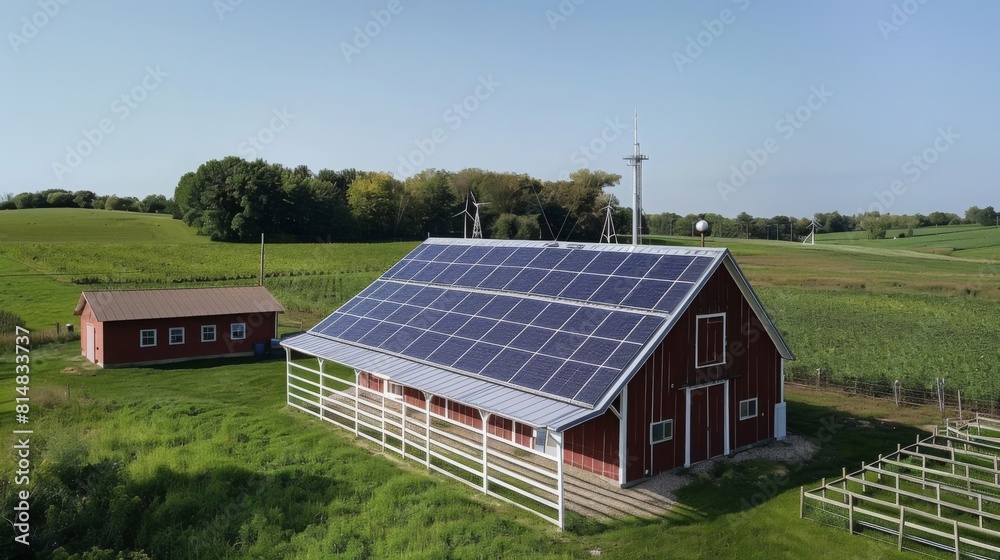 Rural Renewal: Contrast the bucolic charm of rural landscapes with the modernity of renewable energy installations, showcasing how clean energy revitalizes rural communities Rural Renewal: Contrast the bucolic charm of rural landscapes with the modernity of renewable energy installations, showcasing how clean energy revitalizes rural communities