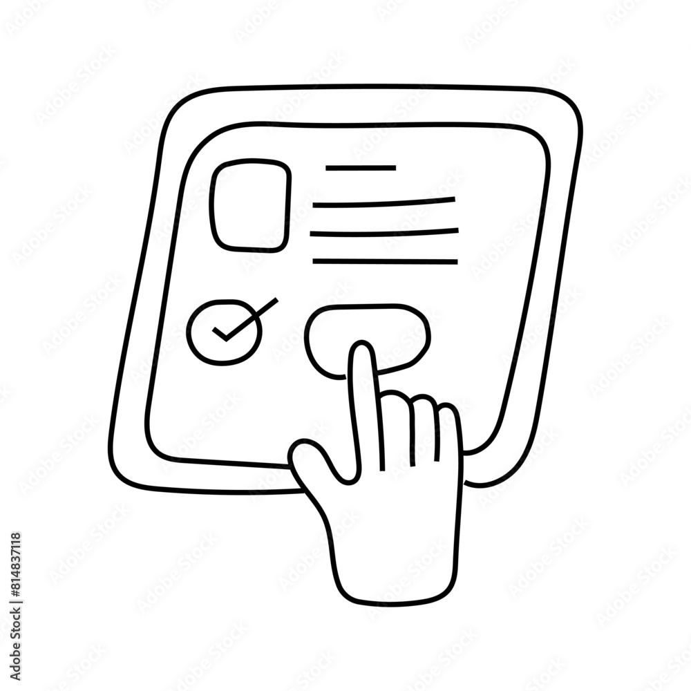 Digital marketing doodle .Vector isolated on white background Digital marketing doodle .Vector isolated on white background