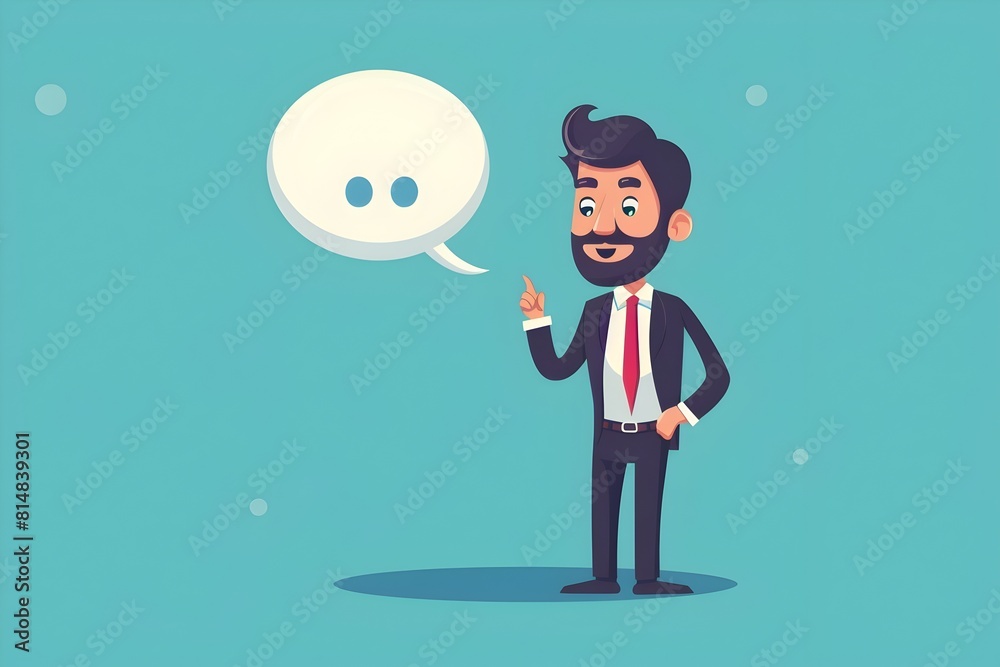 Confident Business Professional Presenting Idea or Solution in Office Setting Confident Business Professional Presenting Idea or Solution in Office Setting