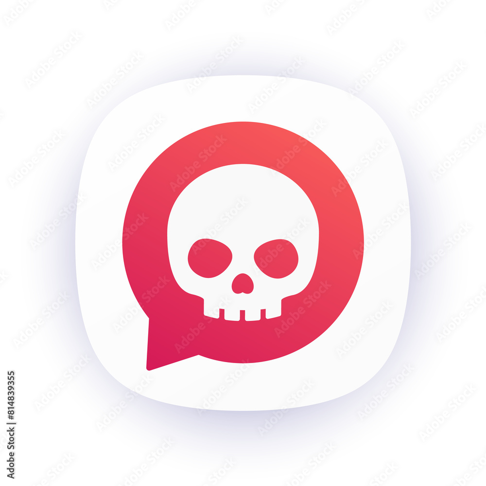 skull icon for apps, png