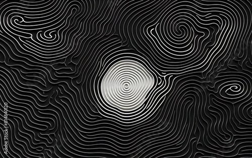 Black and white abstract background. The image is generated by AI.