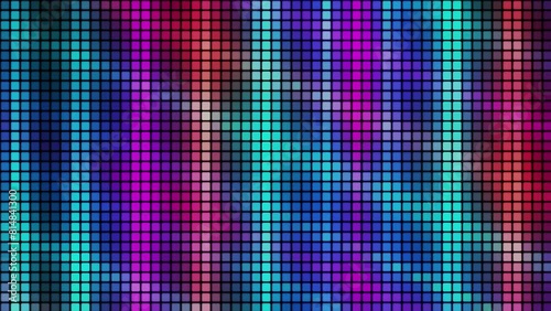 Wallpaper Mural Abstract animated background of multi-colored squares. Abstract gradient background. Pixel background for web design. Small squares of computer mosaic. 3D rendering. Abstract animation 4K Torontodigital.ca