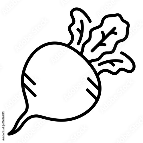 beetroot icon illustration
