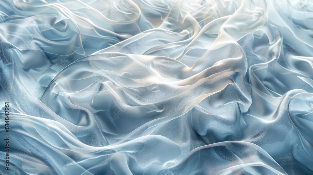 Obraz premium Close up of transparent plastic clothing, upcycling trend，Trendy Upgrade: Captivating Transparent Plastic Fashion in 4K HD Wallpaper