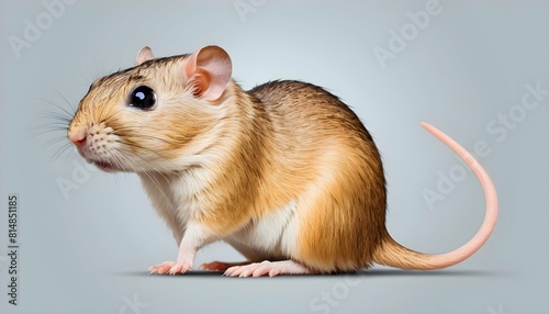 A gerbil icon with a long tail upscaled_2