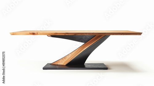 Stylish designer wooden table