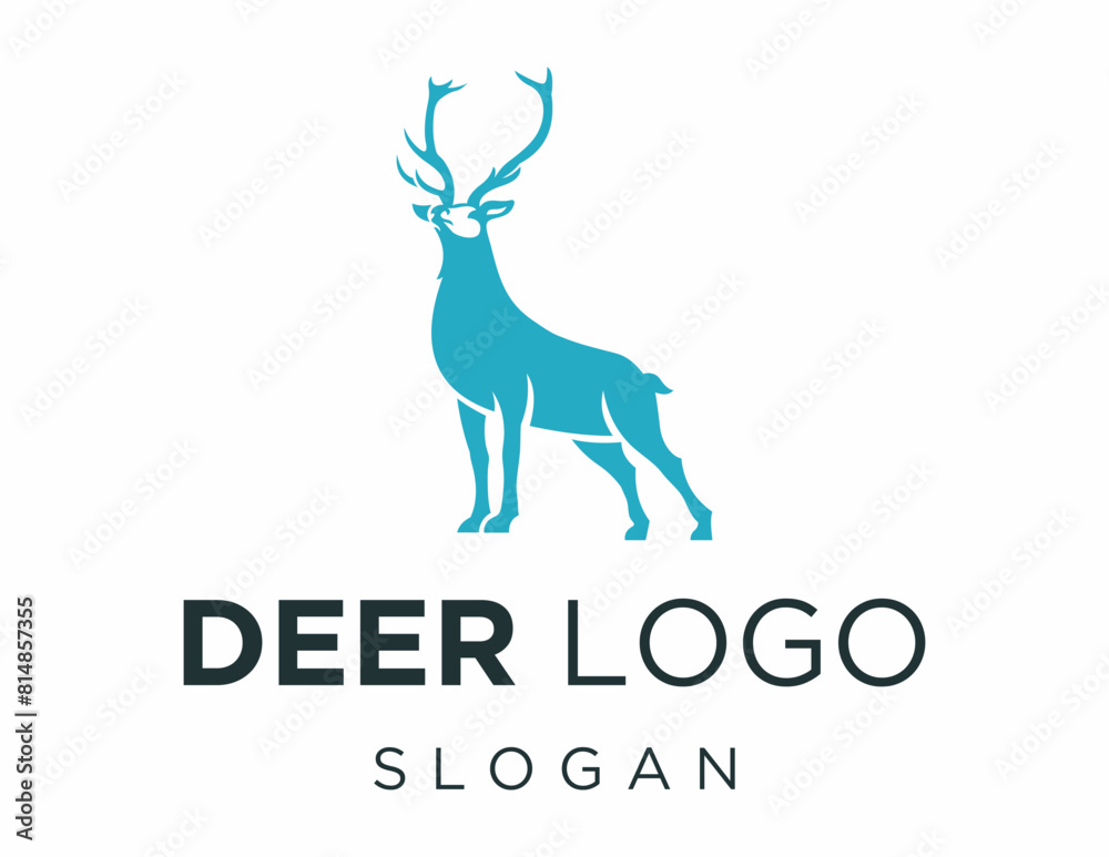 Logo about Deer on a white background. created using the CorelDraw application. Logo about Deer on a white background. created using the CorelDraw application.
