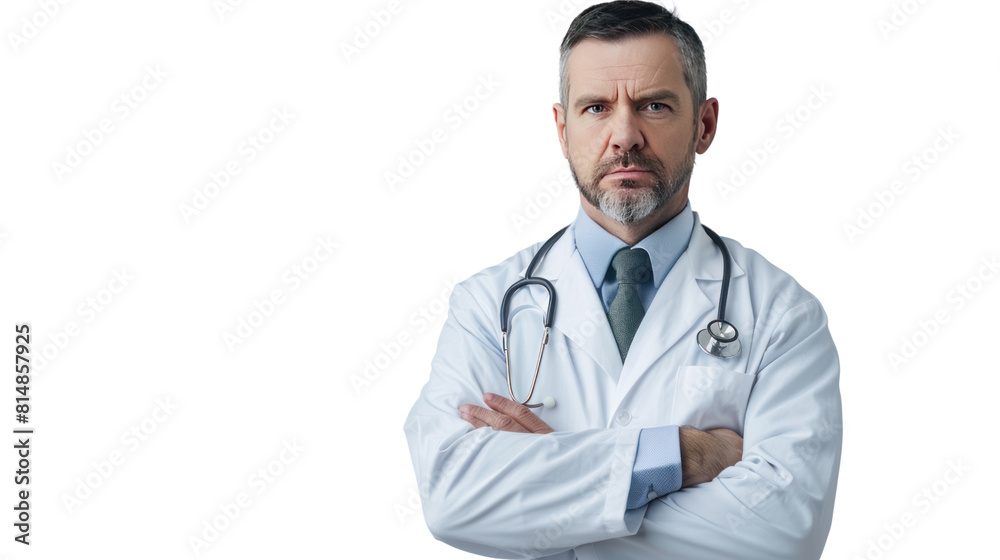 One expert doctor isolated on transparent and white background.PNG image. One expert doctor isolated on transparent and white background.PNG image.