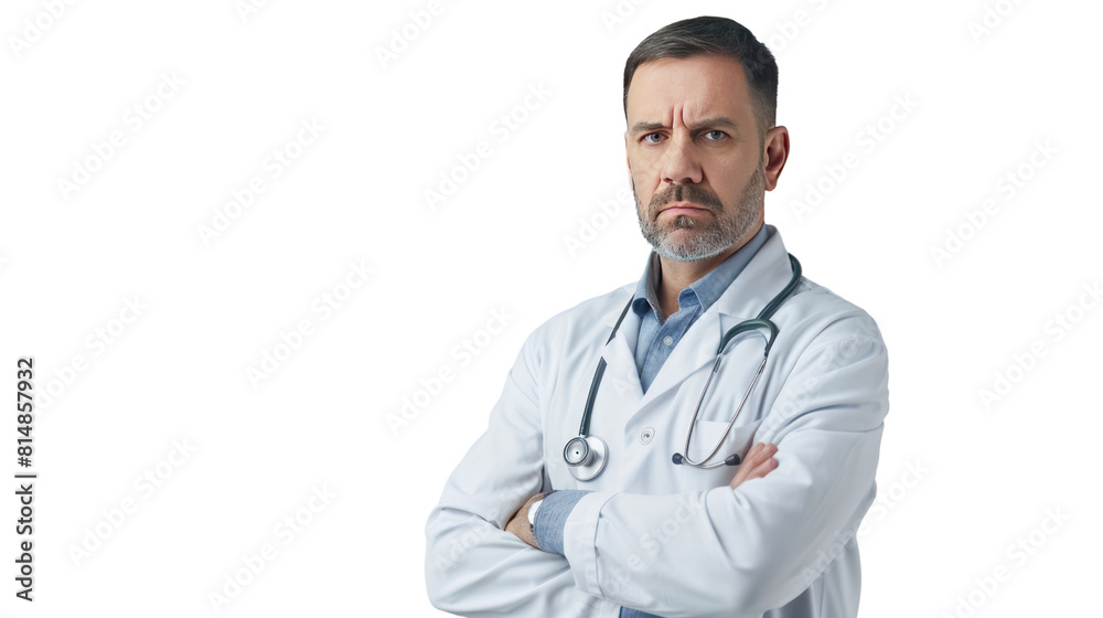 One expert doctor isolated on transparent and white background.PNG image. One expert doctor isolated on transparent and white background.PNG image.