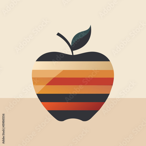             Apple icon logo vector illustration.
