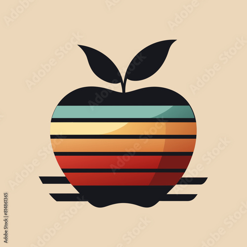             Apple icon logo vector illustration.
