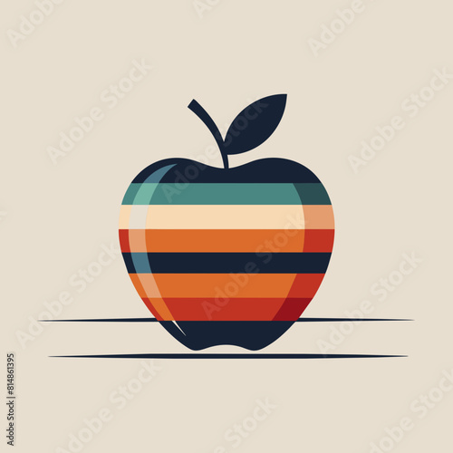             Apple icon logo vector illustration.
