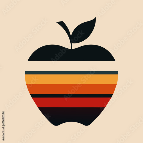             Apple icon logo vector illustration.
