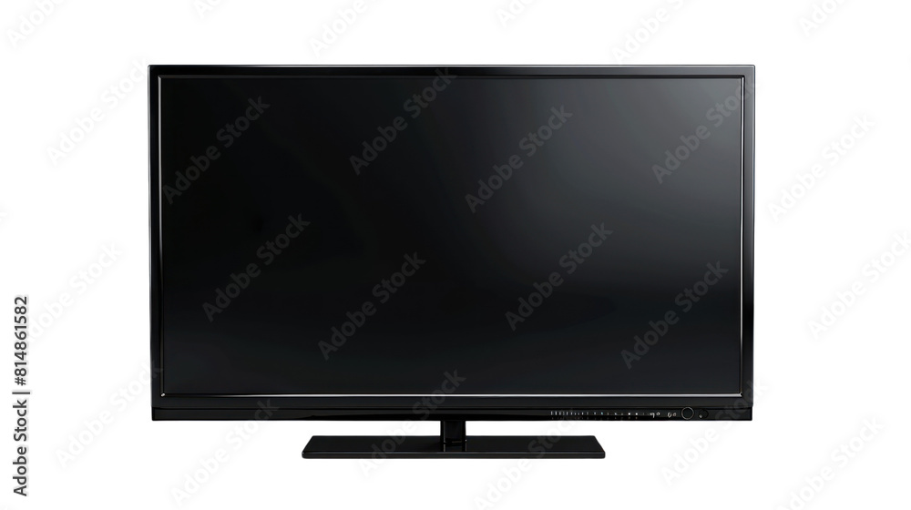Black LED tv television screen blank isolated on transparent and white background.PNG image. Black LED tv television screen blank isolated on transparent and white background.PNG image.
