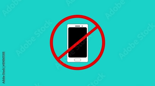 Not allow mobile phone sign animation.