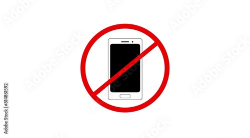 Not allow mobile phone sign animation.