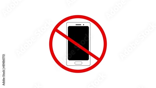Not allow mobile phone sign animation.