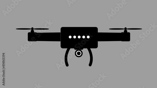 Drone icon design. animated video.