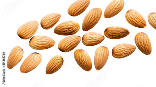 Wallpaper Mural almonds isolated on transparent and white background.PNG image. Torontodigital.ca