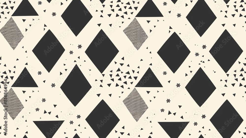 minimal bohemian style geometric seamless pattern , geometric shape with line print grungy texture, Generative Ai
minimal bohemian style geometric seamless pattern , geometric shape with line print grungy texture, Generative Ai